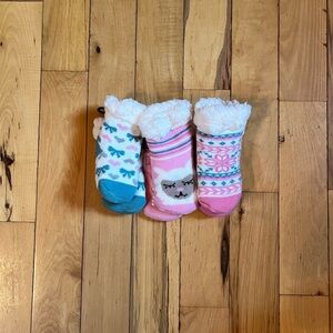 Lot of Three Muk Luk Cabin Socks